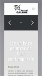 Mobile Screenshot of galerie-clavreul.fr