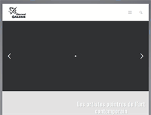 Tablet Screenshot of galerie-clavreul.fr